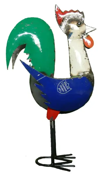 Product image 1 of the product “Rooster 48 cm Height, metal art. ”